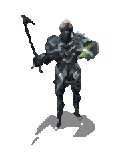 Sprite drow, frame agrandie ×2 par xBR2x