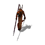 Sprite salamandre de feu, frame d’origine du jeu